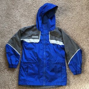 Columbia Boys Fleece Lined Raincoat - Size 8